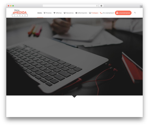 aMedida theme WordPress - www.paginaswebamedida.org