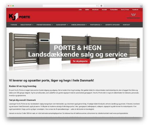 atriumWeb Tema WordPress theme - kj-porte.dk