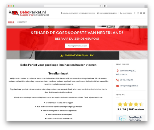 BEBO WordPress theme - trappenrenovatie.com
