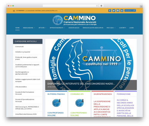 Extra theme WordPress - cammino.org