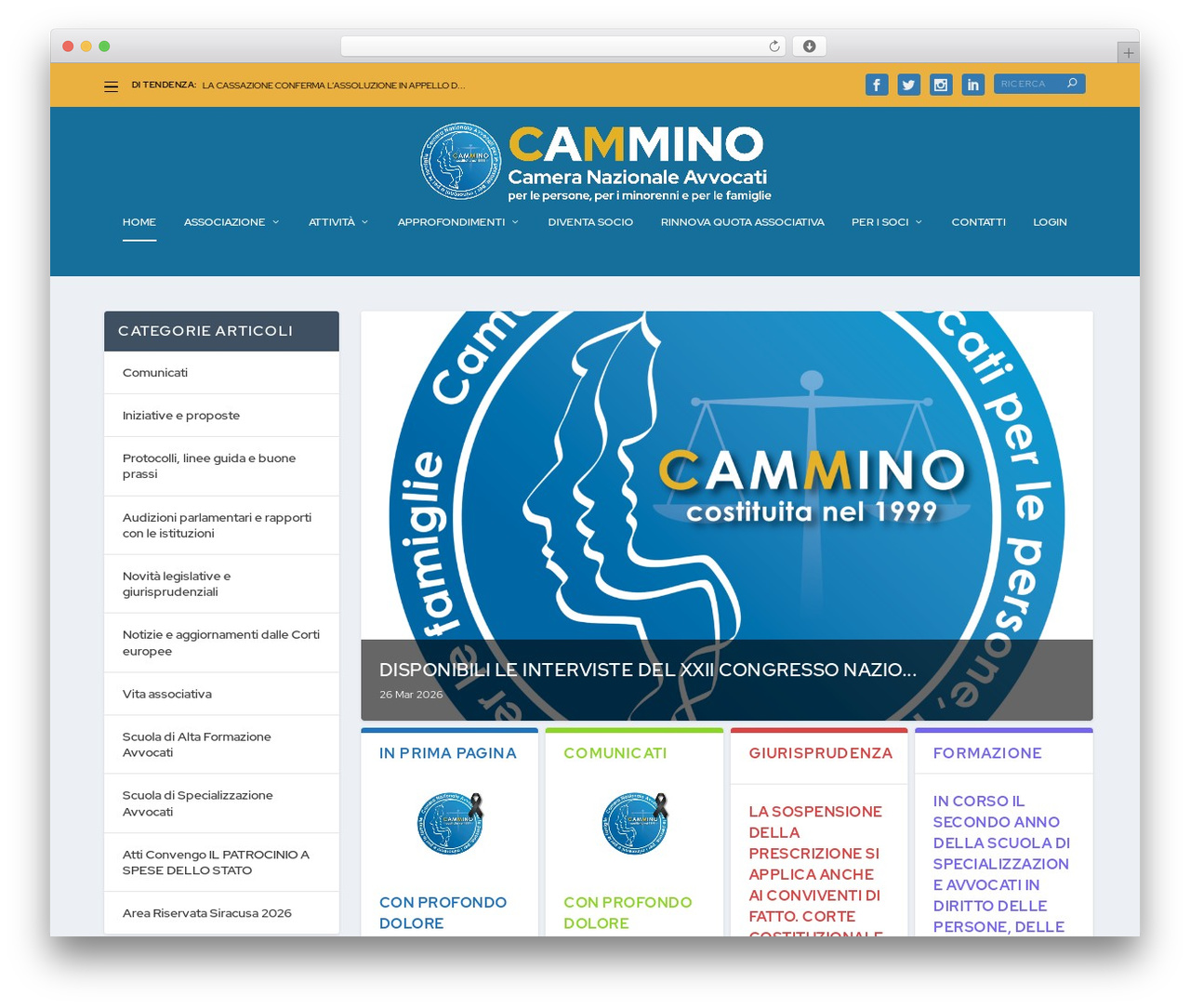 Extra theme WordPress - cammino.org Extra theme WordPress - cammino.org