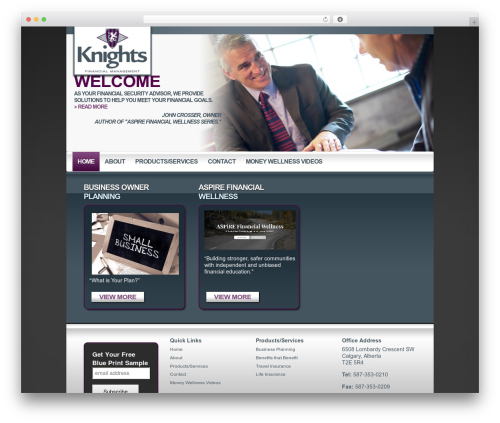 Knights FM theme WordPress - knightsfm.ca