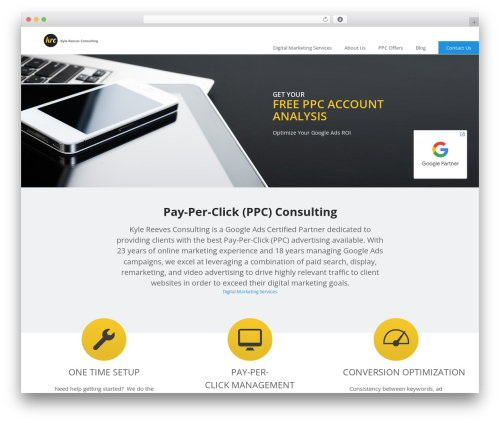 Kyle theme WordPress - kreevesconsulting.com