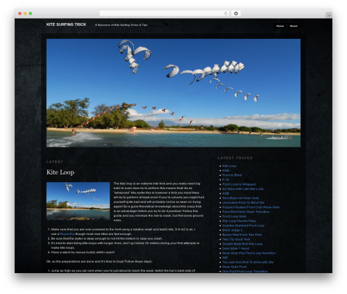 Modularity Lite WordPress theme - kitesurfingtrick.com