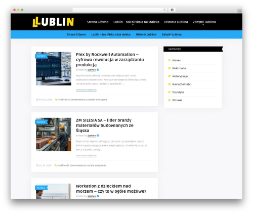 Multicote WP theme WordPress - lublin-info.eu