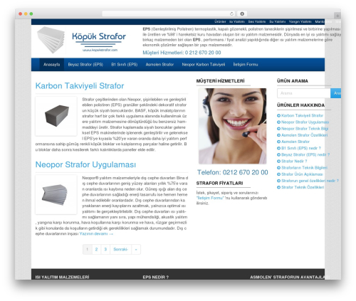 Openstrap WordPress theme - kopukstrafor.com Openstrap WordPress theme - kopukstrafor.com