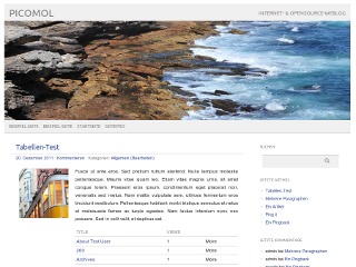 picolight WordPress theme by Valentin