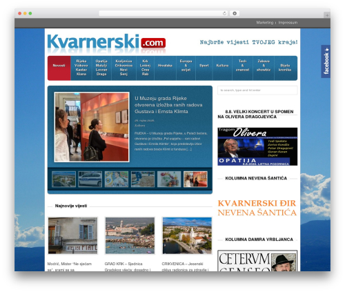Sme facebook likebox sidebar WordPress plugin - kvarnerski.com