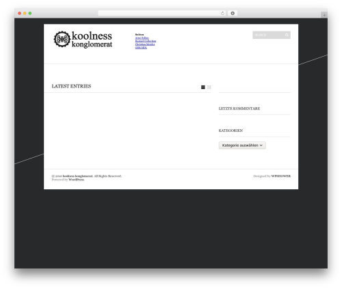 Sight WordPress theme - koolnesskonglomerat.de