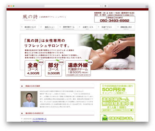 Sight WordPress website theme - kazenouta.info