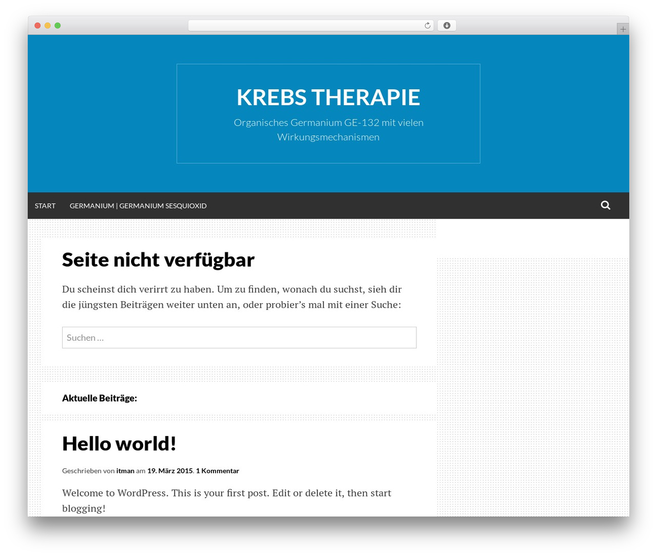 Simone premium WordPress theme - krebs-therapie.org Simone premium WordPress theme - krebs-therapie.org