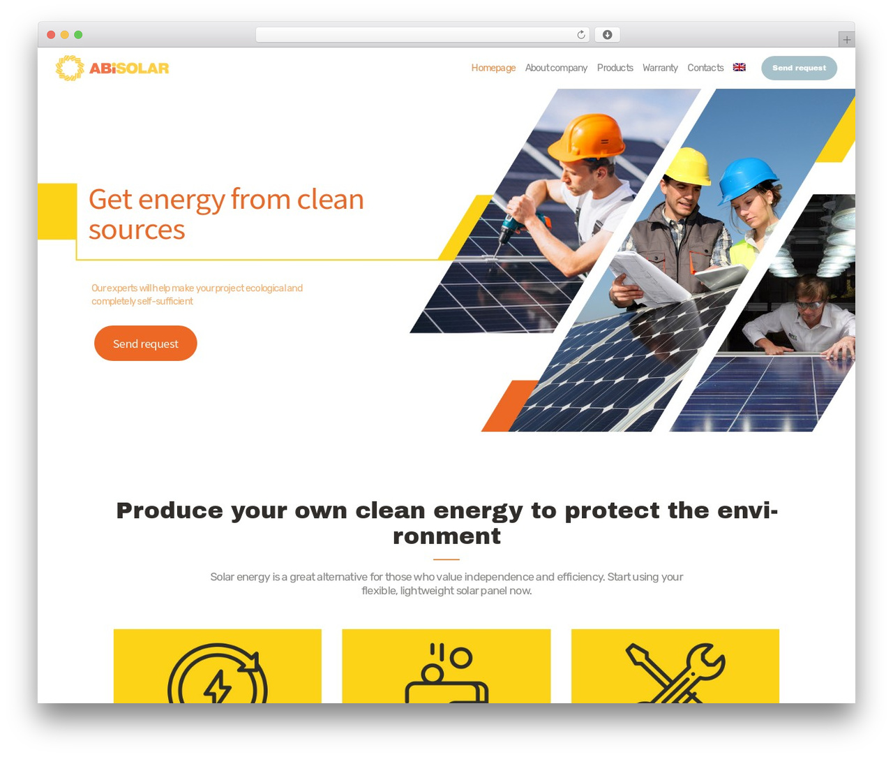 Soleng WordPress theme - abi-solar.com Soleng WordPress theme - abi-solar.com