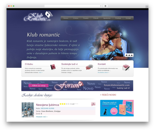Theme WordPress Mighty - klubromantic.com