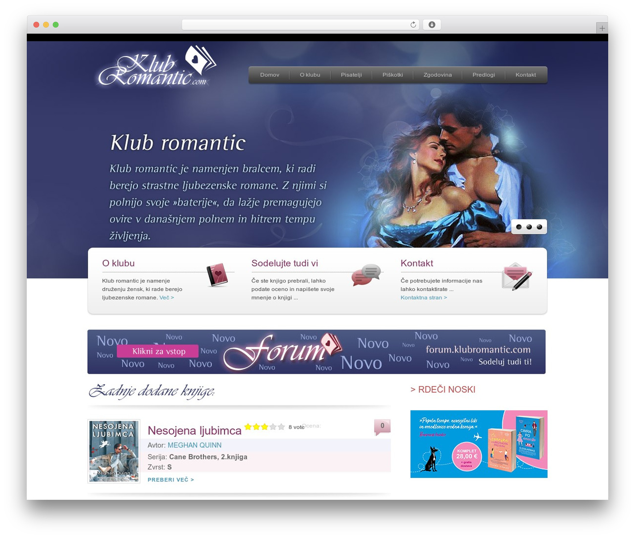 Theme WordPress Mighty - klubromantic.com