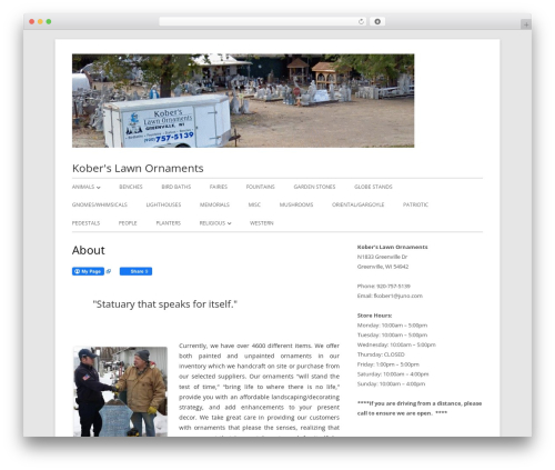 Theme WordPress Tiny Forge - koberslawnornaments.com