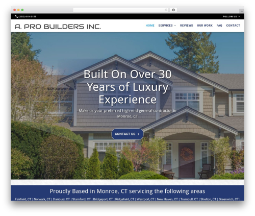 WordPress theme Beacon Theme - aprobuilders.com