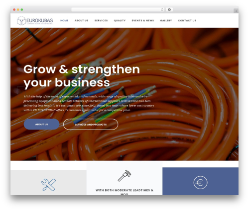 WordPress theme Blu - eurokubas.lt