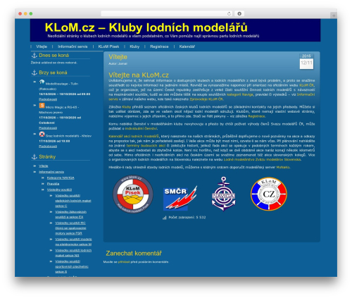 My calendar custom WordPress plugin - klom.cz