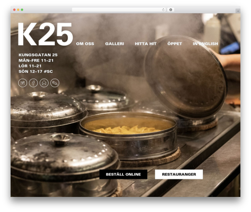 WordPress theme K25 Theme - k25.nu