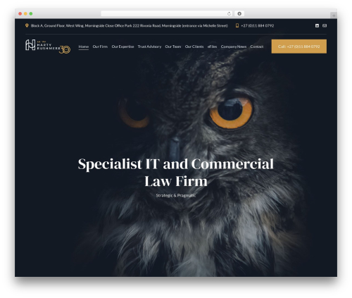 ATIS WordPress theme - harty.law