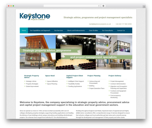 Centum WP theme WordPress - keystone-projects.co.uk
