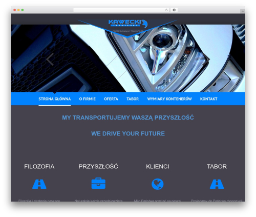 cherry WordPress theme - kawecki-transport.pl