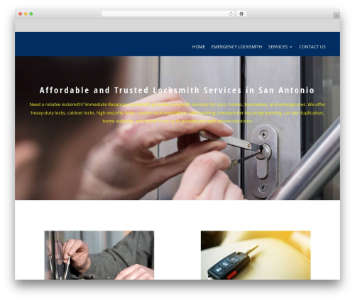 Divi WordPress theme - locksmithsanantonio-247.com