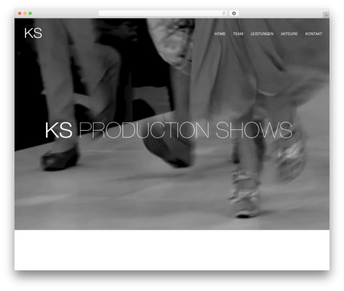 Flip WordPress theme design - ks-shows.de