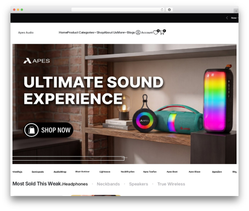 Fynode WordPress theme - apesaudio.com