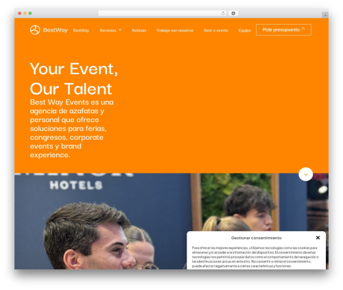 Hello Elementor WordPress theme - bestwayevents.com