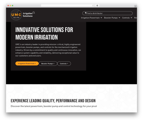 Hello Elementor WordPress theme - umcproducts.com