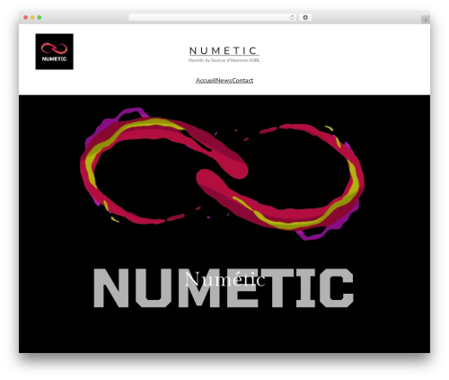 Ona free WordPress theme - numetic.org