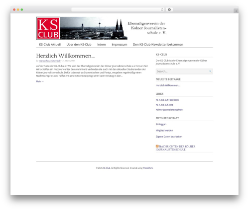 PressWork top WordPress theme - ks-club.de