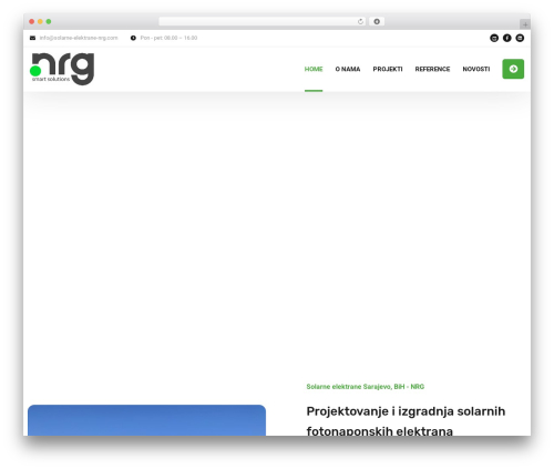 Solatec WordPress page theme - solarne-elektrane-nrg.com