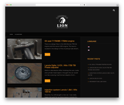 Temptation WordPress theme - lion-e.nl Temptation WordPress theme - lion-e.nl