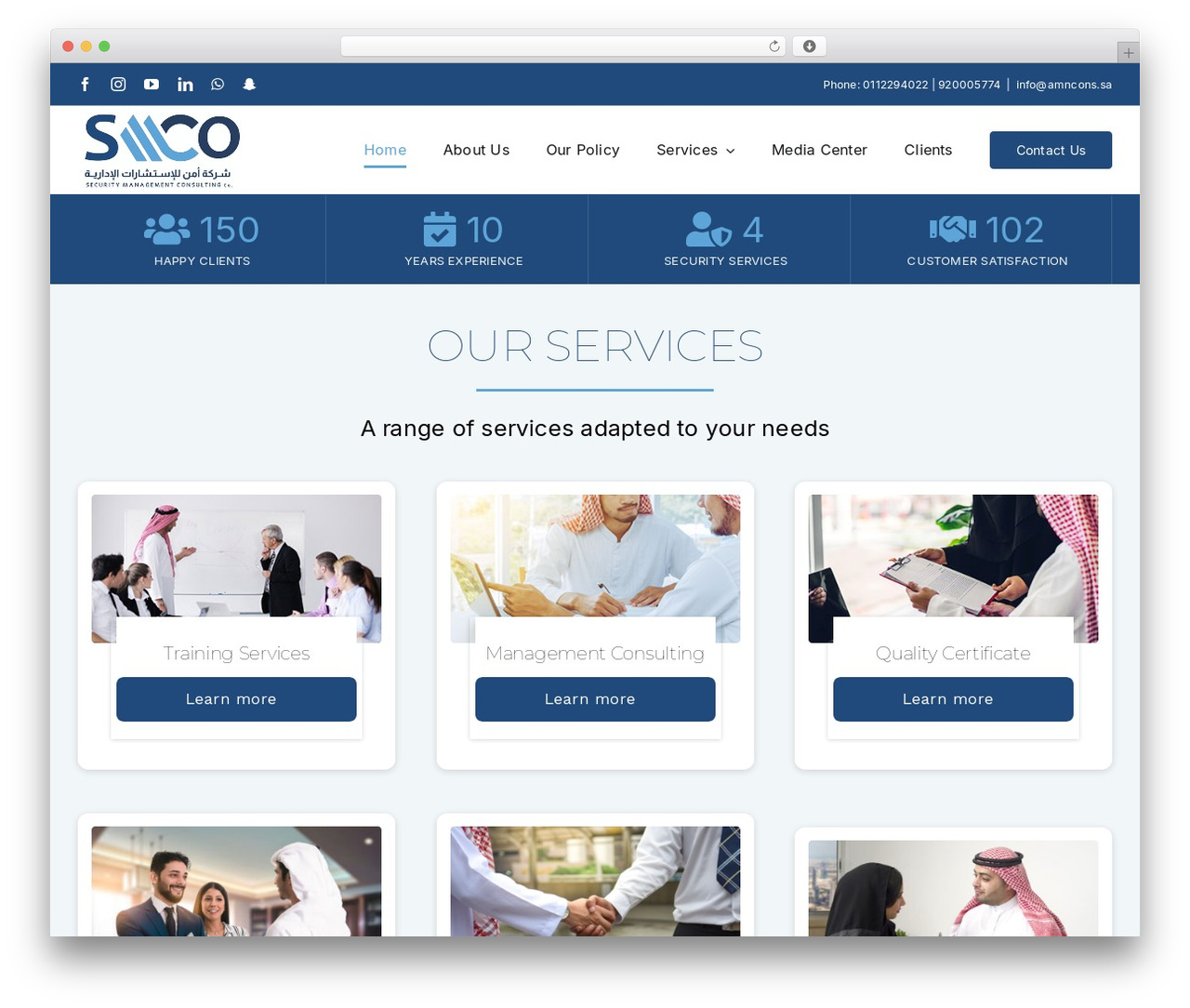 Theme WordPress Avada - amncons.com