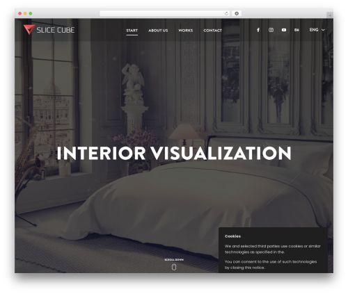 Theme WordPress SliceCube 2021 - slicecube.com