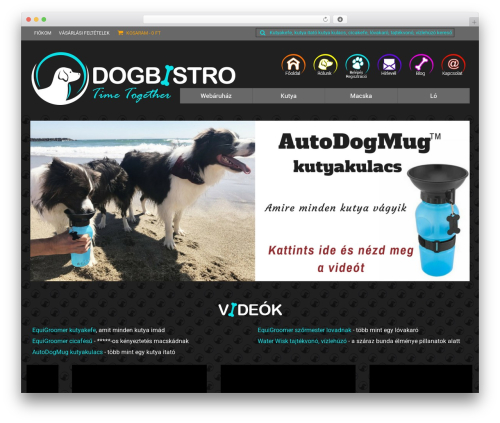 Virtue WordPress theme - dogbistro.hu