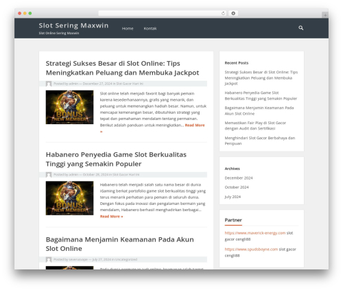 VT Blogging theme WordPress - slotseringmaxwin.com