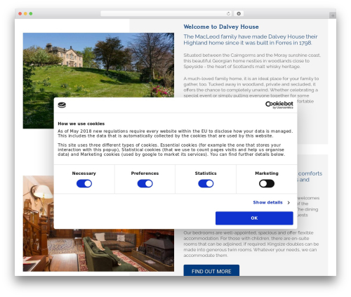 WordPress theme Create - dalveyhouse.com