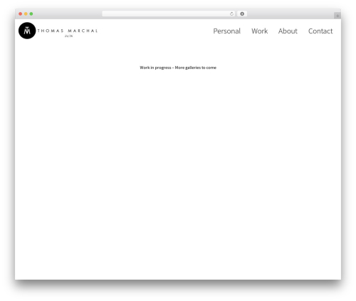 WordPress theme Hello Elementor - thomasmarchal.com