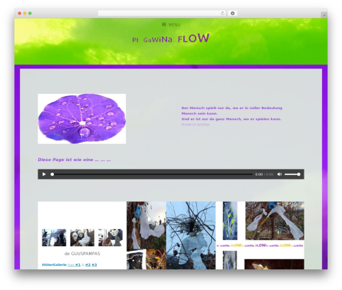 WordPress theme Snaps - pigawina.de