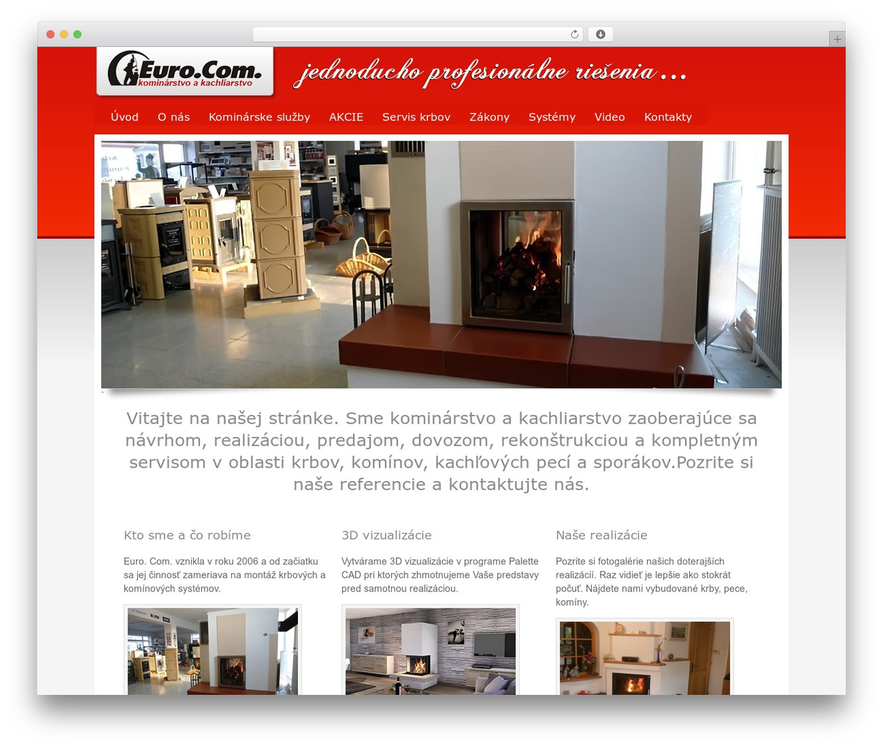 WP theme SimpleCorp - krby-kominy.sk