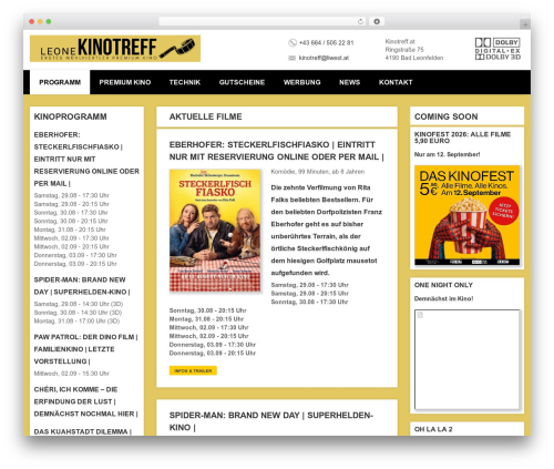 Acoustic WordPress theme - kinotreff.at