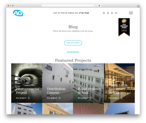 AG Group WordPress theme - aggroup.com.mt