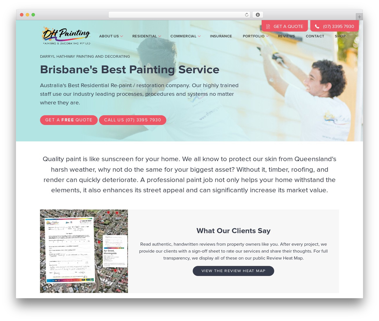 DH WordPress theme - www.dhpainting.com.au