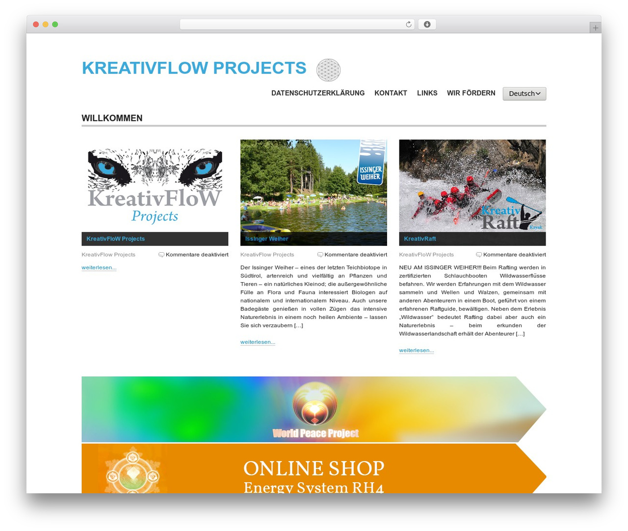 Equilibrium WordPress theme - kreativflow.com Equilibrium WordPress theme - kreativflow.com