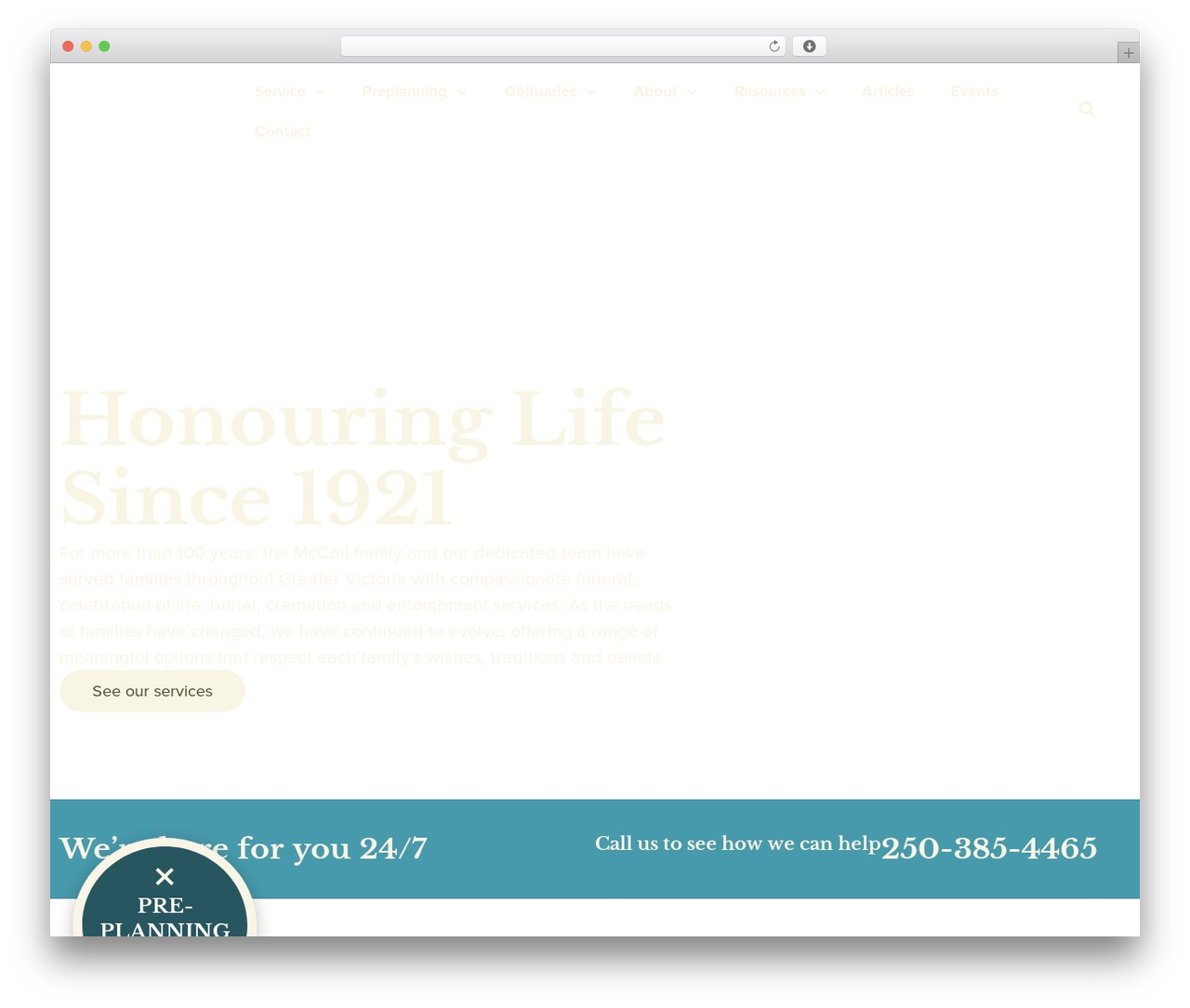 Hello Elementor theme WordPress - mccallgardens.com