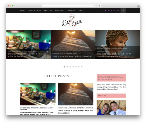 Hemlock WordPress theme - livandleen.com