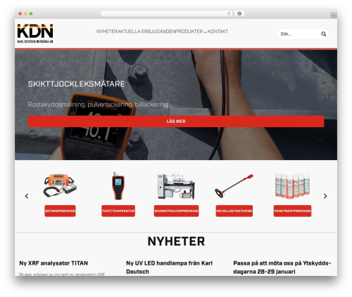 KDN top WordPress theme - kdn.se